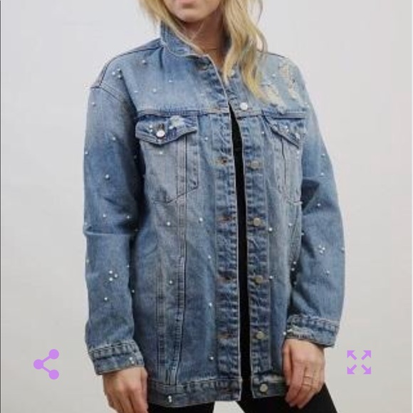honey punch jean jacket